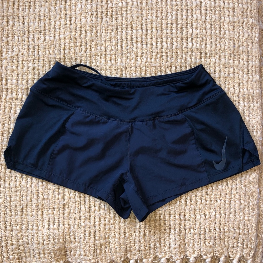 Women’s Nike black split shorts